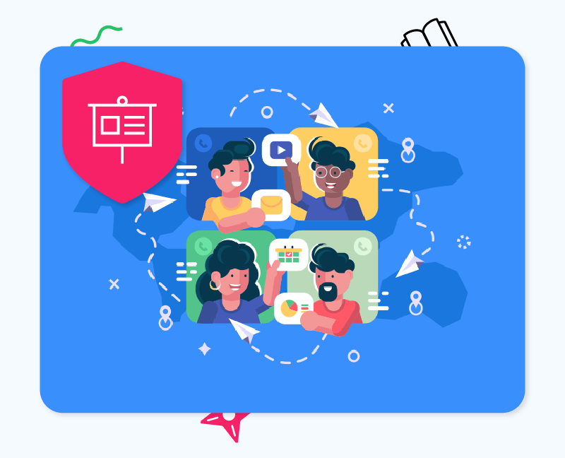 Social Media in Business Presentation Image