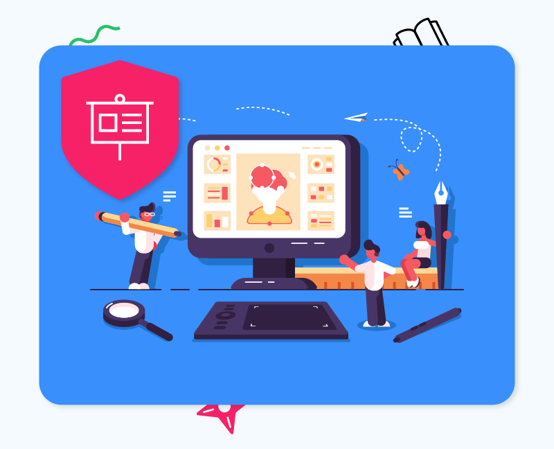 Visual Identity and Digital Graphics Presentation Image