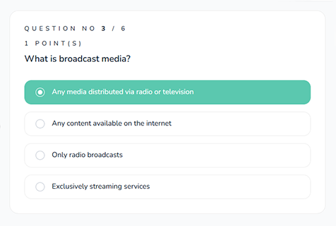 Creative iMedia Quiz